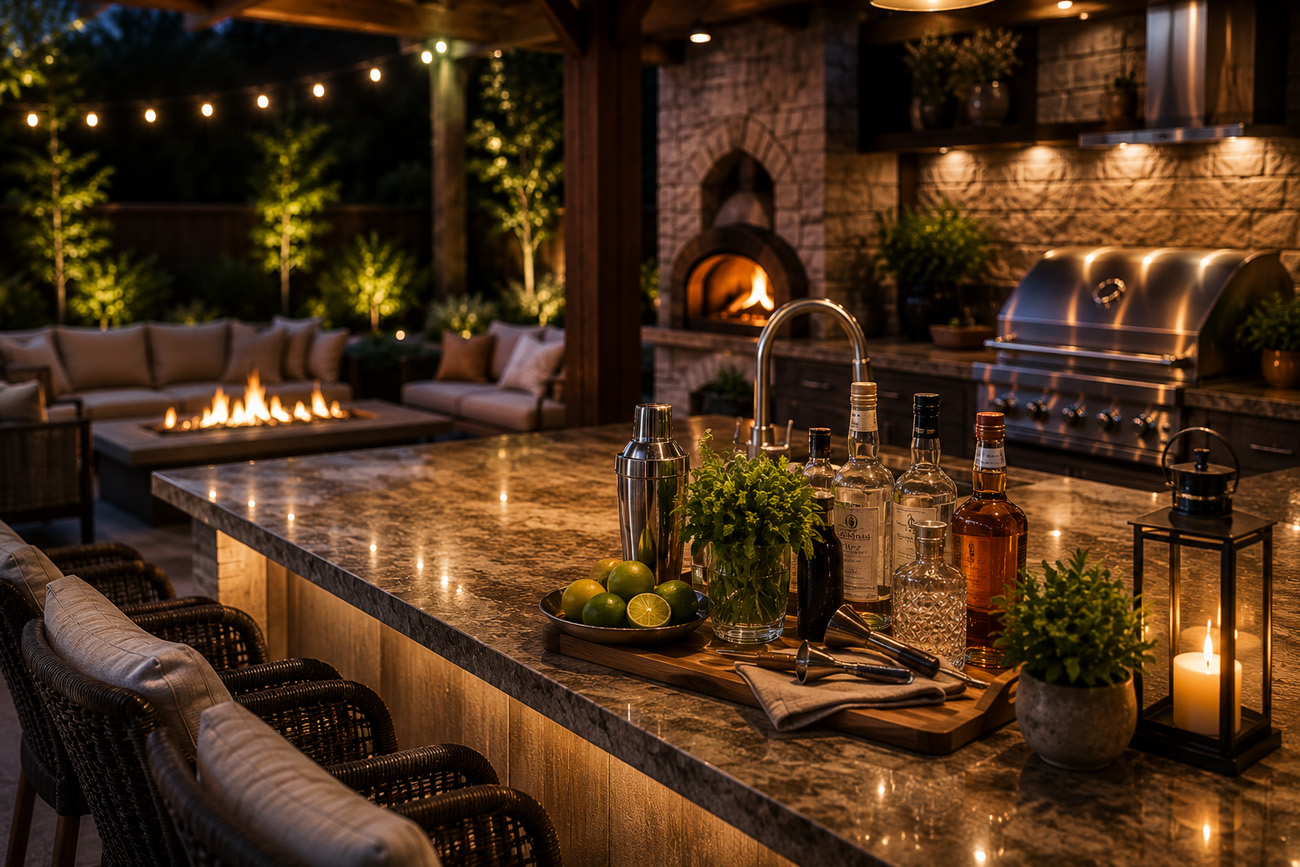 Outdoor Kitchen Bar1 | B.Gordon Builders