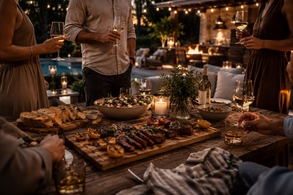 Hosting the Perfect Summer Evening Outdoors & Checklist 2 hosting perfect evening4 | B.Gordon Builders